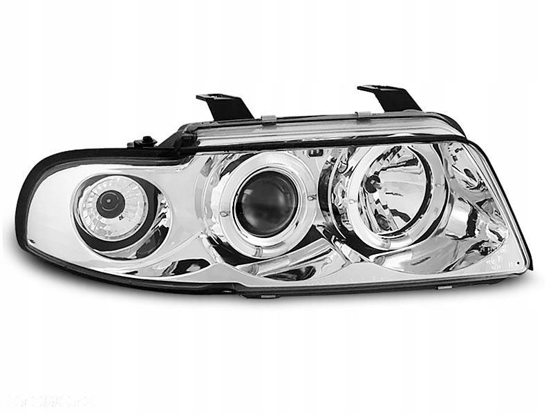 Lampy Reflektory Audi A4 B5 94-98 Ringi Chrome - 1