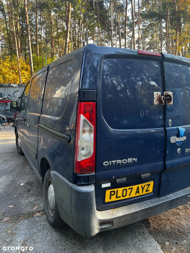 CZĘŚCI - CITROEN Dispatch Jumpy Scudo Peugeot Expert  DRZWI, LAMPY, ) - KNPB Niebieski Zderzak Tył - 3