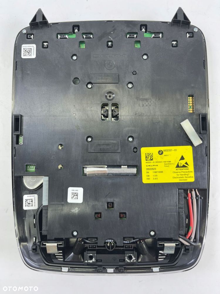 lampka podsufitki czarna bmw g11 g12 oe 6832337 - 6