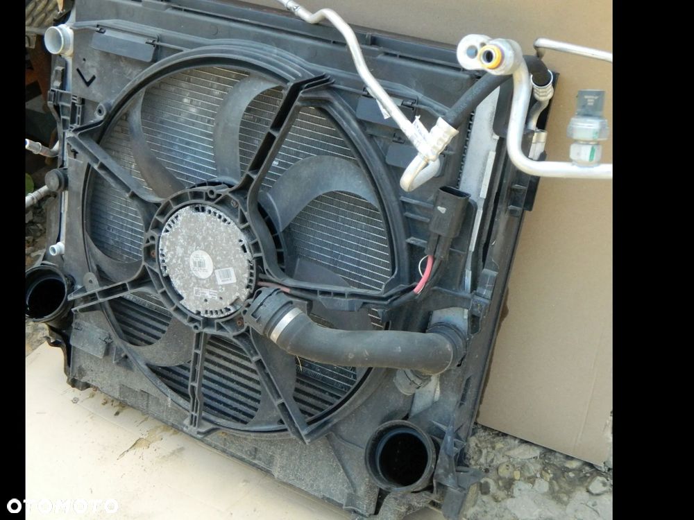 BMW X5 E70 X6 E71 KOMPLET CHŁODNIC wentylator 7586775 - 7