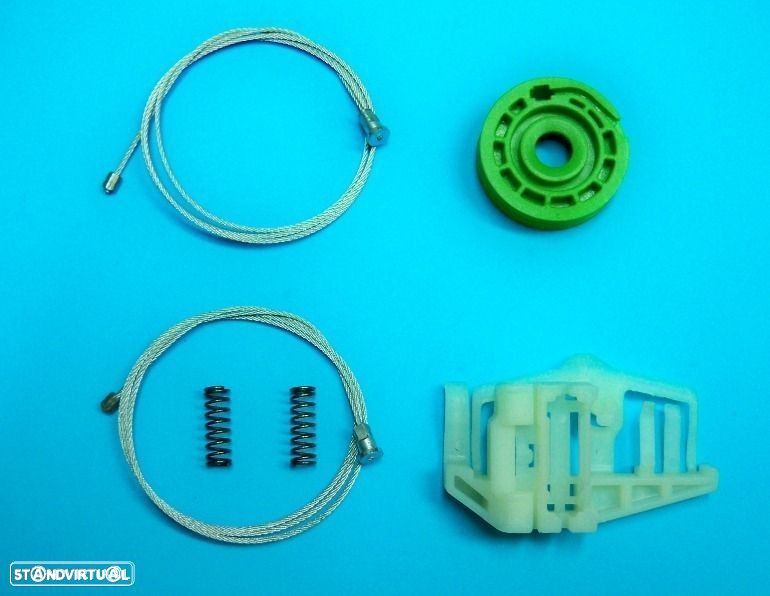 kit reparação elevador dos vidros Bmw série 1 E87 trás  2004-2010 - 1