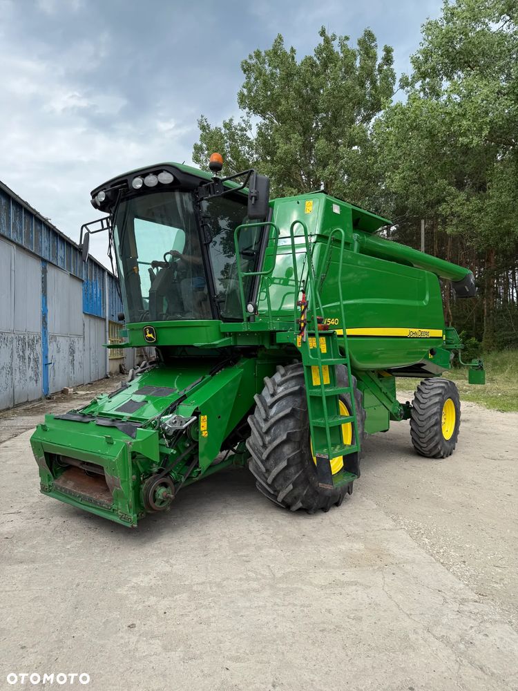 John Deere W540 6.8L 280KM HYDROSTAT 4x4 KLIMA GPS HEDER 6.2m Z WÓZKIEM 1800Mth 2012r W ORGINALE IGŁA - 2