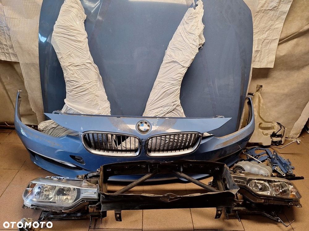 bmw 3 f30 f31 2011- maska zderzak przod blotniki lampa pas przedni demont