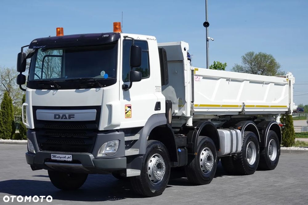 DAF CF 460 / 8x4 / WYWROTKA / HYDROBURTA  / BORDMATIC / SPROWADZONY - 9
