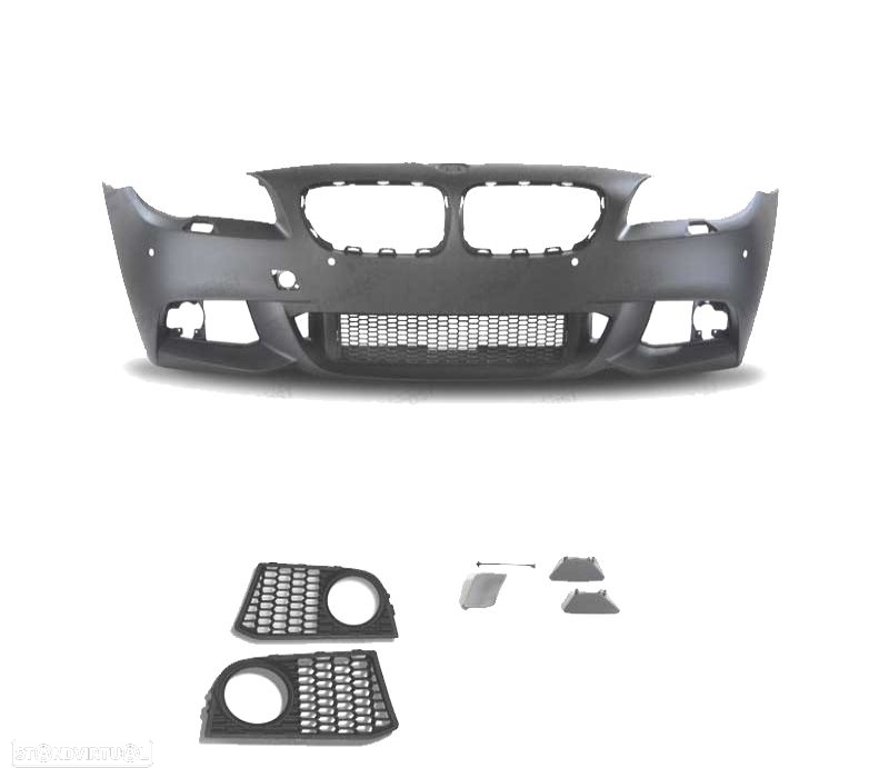 KIT CARROÇARIA BMW F10 LOOK M PERFORMANCE 10-13 PDC SRA - 5