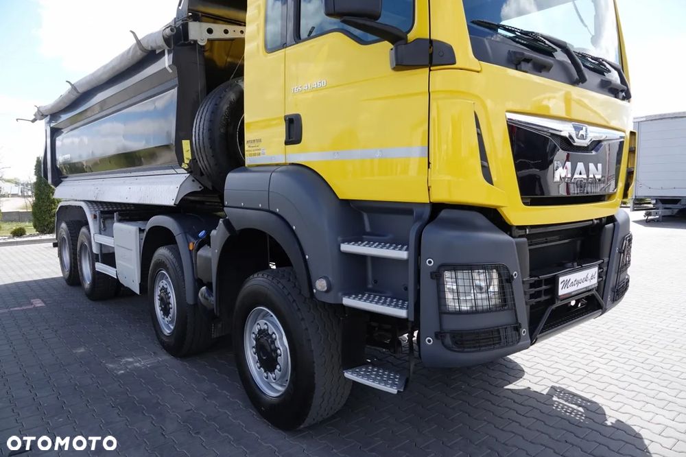 MAN TGS 41.460 / 8X8 / WYWROTKA TYLNOZSYPOWA / MANUAL / HARDOX / KH-KIPPER / 2017 ROK / - 18