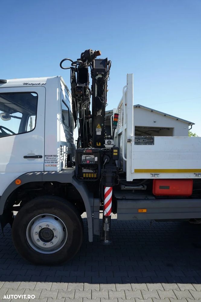 Mercedes-Benz ATEGO 16.24 / 4X4 / BASCULATOR + HDS HIAB 111 BS-2 / TELECOMANDĂ / ROTATOARE / MANUALĂ - 20