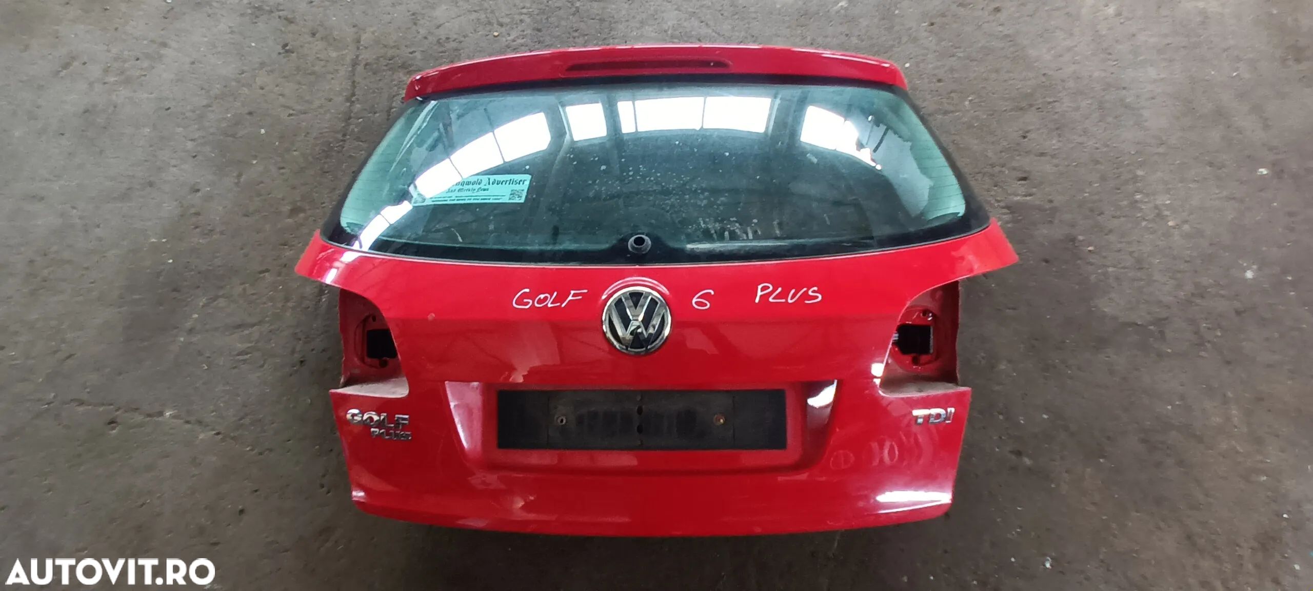 Haion + Luneta VW Golf 6 Plus - 1
