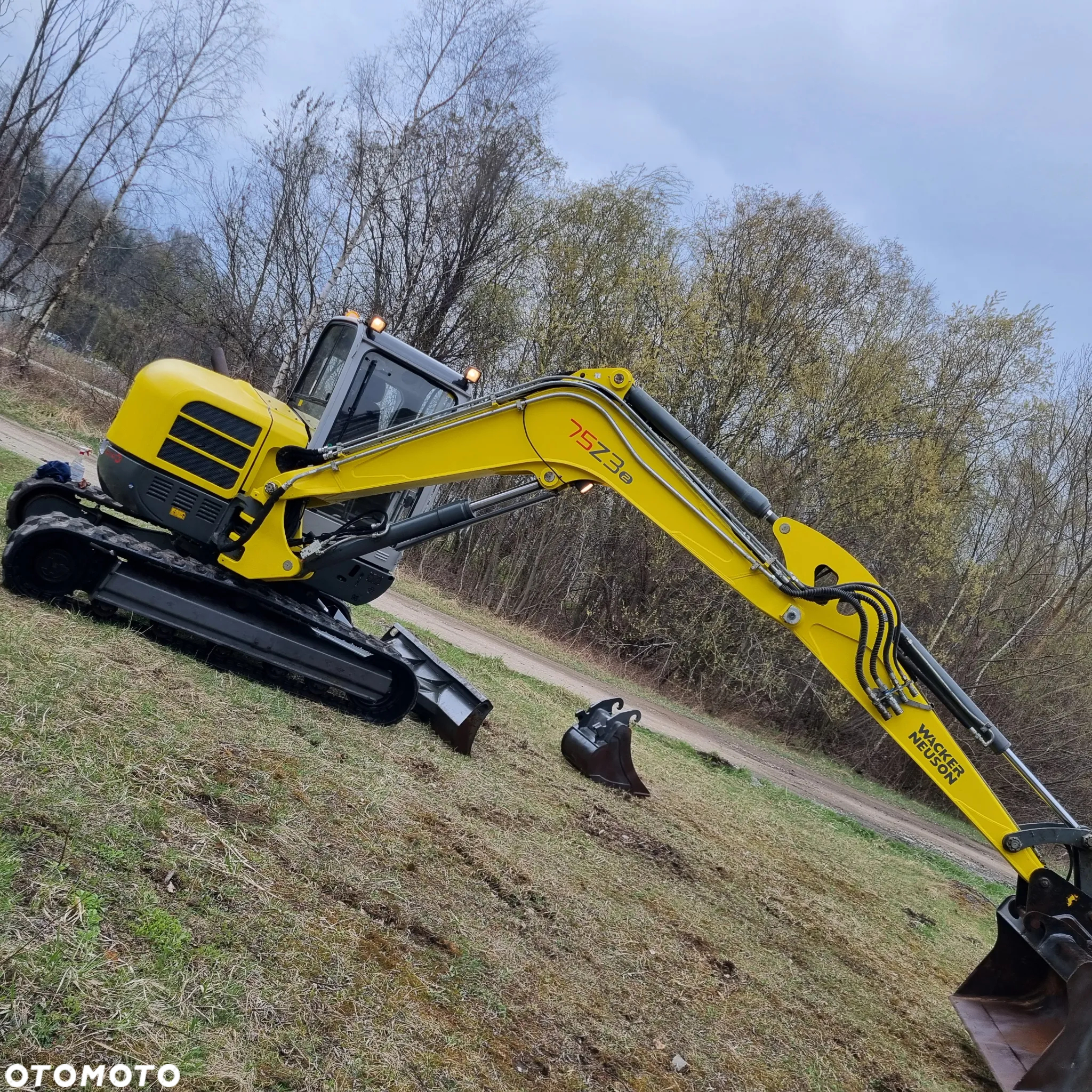 Wacker Neuson 8 ton Koparka Gąsienicowa 75Z3- komplet łyżek!- 2015r IMPORT NORWEGIA Klima jak Nowa - 23