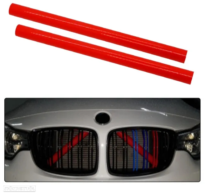 Encaixes traves barras radiador grelhas BMW vários modelos - 3