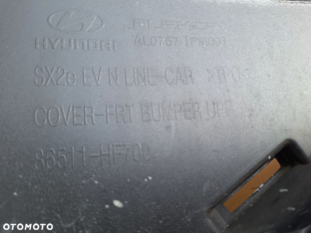 HYUNDAI KONA II 2 EV ELECTRIC N-line 23- KOLOR: A2B NIE KLEJONY! ZDERZAK PRZÓD PRZEDNI ORYG HYUNDAI 86511-HF700 WYSYŁKA - 13