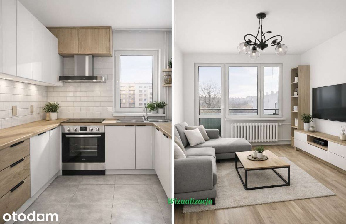 3-pokojowe mieszkanie 53,2 m² | Centrum | Balkon | Miejsce postojowe