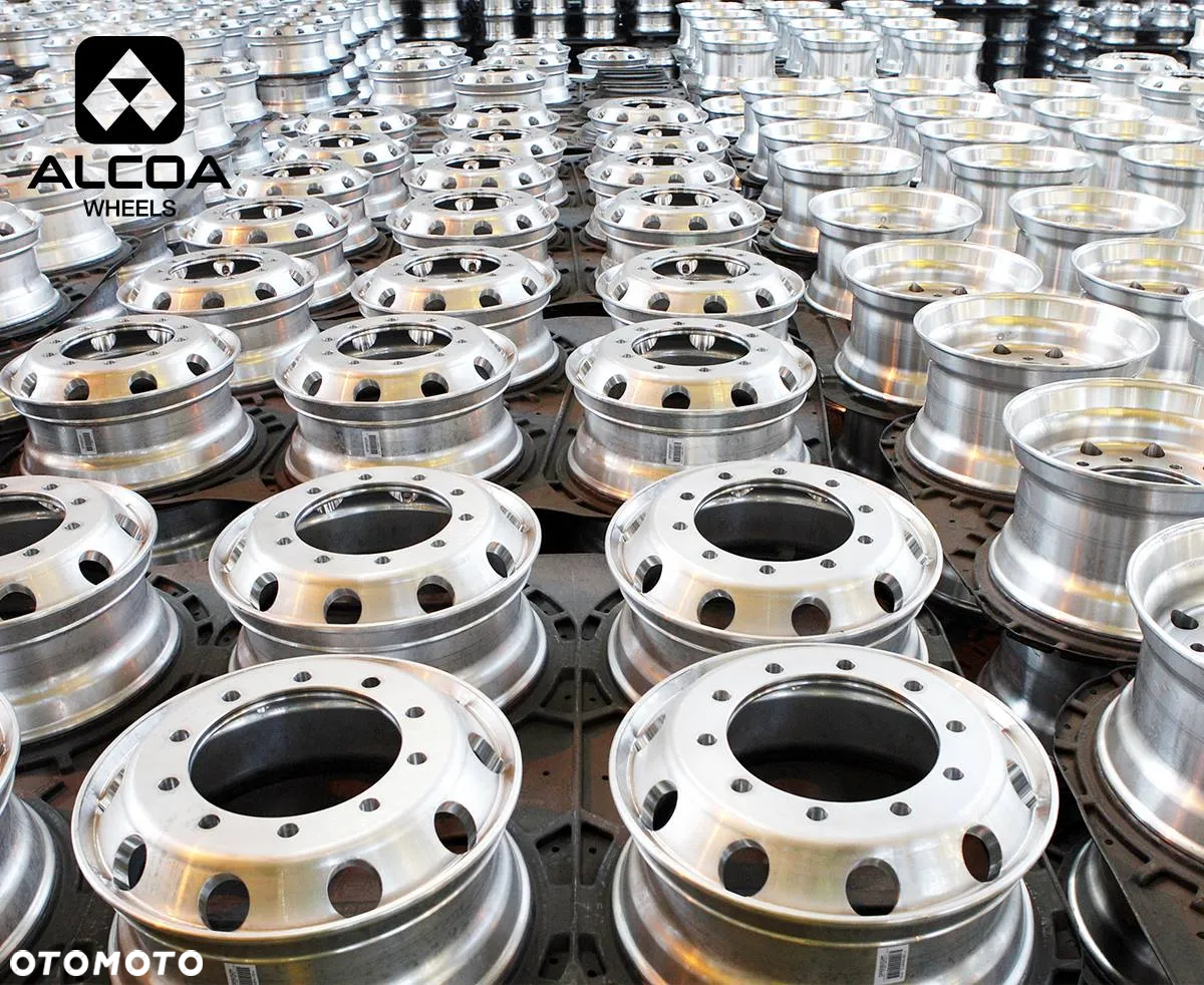 Do 200 kg mniej!! / Felgi ALCOA / 22,5 x 11,75 / Ceny NETTO-od 1.735,-PLN !! / Aluminiowe felgi / ET 120 / DB - 2