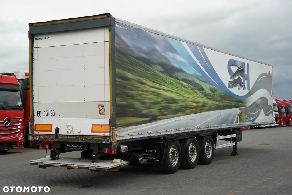 LeciTrailer KONTENER / WINDA PALFINGER 2 500 KG / OŚ PODNOSZONA  / SAF / MOCNA PODŁOGA / ROLETA - 5