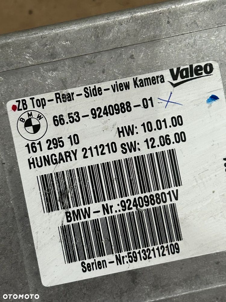 BMW F10 F11 F30 F31 MODUŁ KAMERY 9240988 - 3