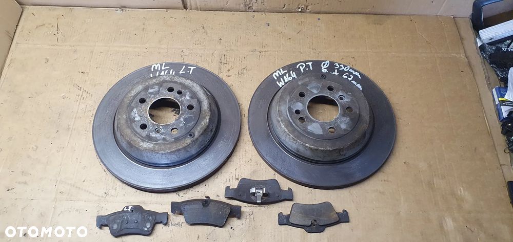 Tarcze hamulcowe tył tylne klocki Mercedes ML W164 3.5 V6 - 6