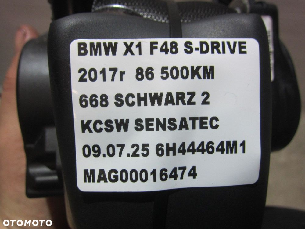 BMW X1 F48 X2 F39 NAPINACZ PAS BEZPIECZEŃSTWA LEWY KIEROWCY USA 72117428111 - 9