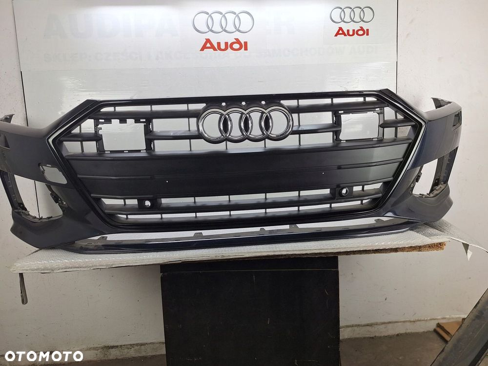 ZDERZAK GRILL AUDI A7 BLACK EDITION 4K C8 4K8 2019-2023 OE ASO GRILL ATRAPA - 1