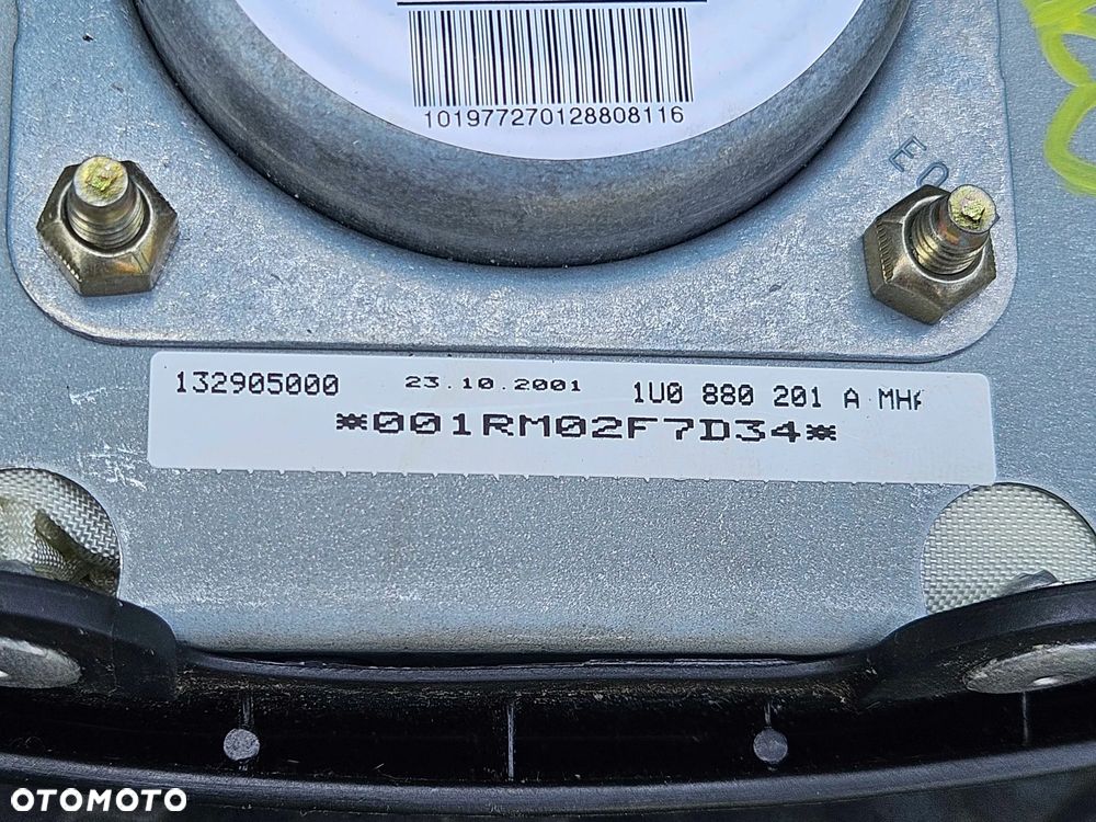 Kierownica 4 Ramienna 1J0419091AA 1U0880201A Czarna Air Bag Poduszka Skoda Octavia I 1 2001r VW Seat AUDI - 40