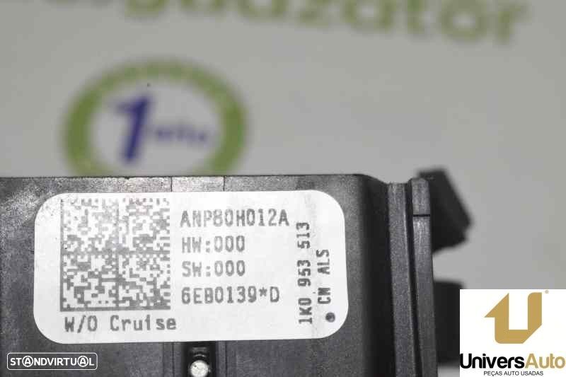 COMANDO PISCAS VOLKSWAGEN GOLF V 2003 -1K0953513E - 1