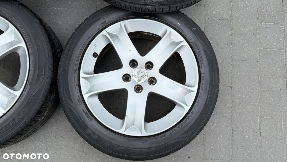 Koła r17 5x108 215/55 ET48 Peugeot Citroen Nexen felgi alufelgi COSMOS - 5