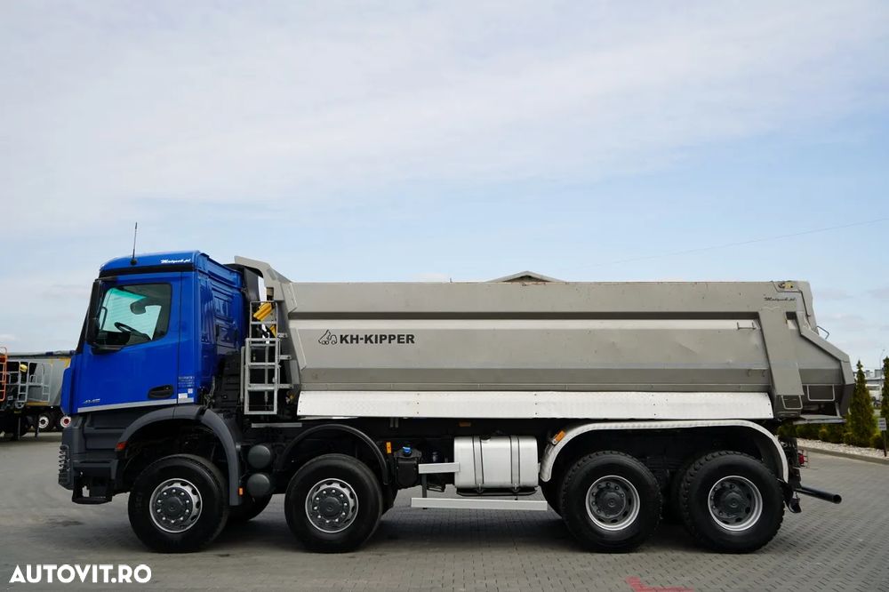 Mercedes-Benz AROCS 4145 / 8X8 / WYWROTKA TYLNOZSYPOWA / KH-KIPPER 6 M / AUTOMAT / EURO 6 - 9