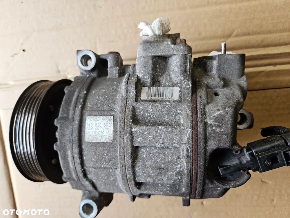 VW Golf  Passat B6 Seat Altea Audi A3 1.4  TSI 1.6 MPI FSI kompresor sprężarka klimatyzacji   1K0820859T  1K0820803 N P F - 2