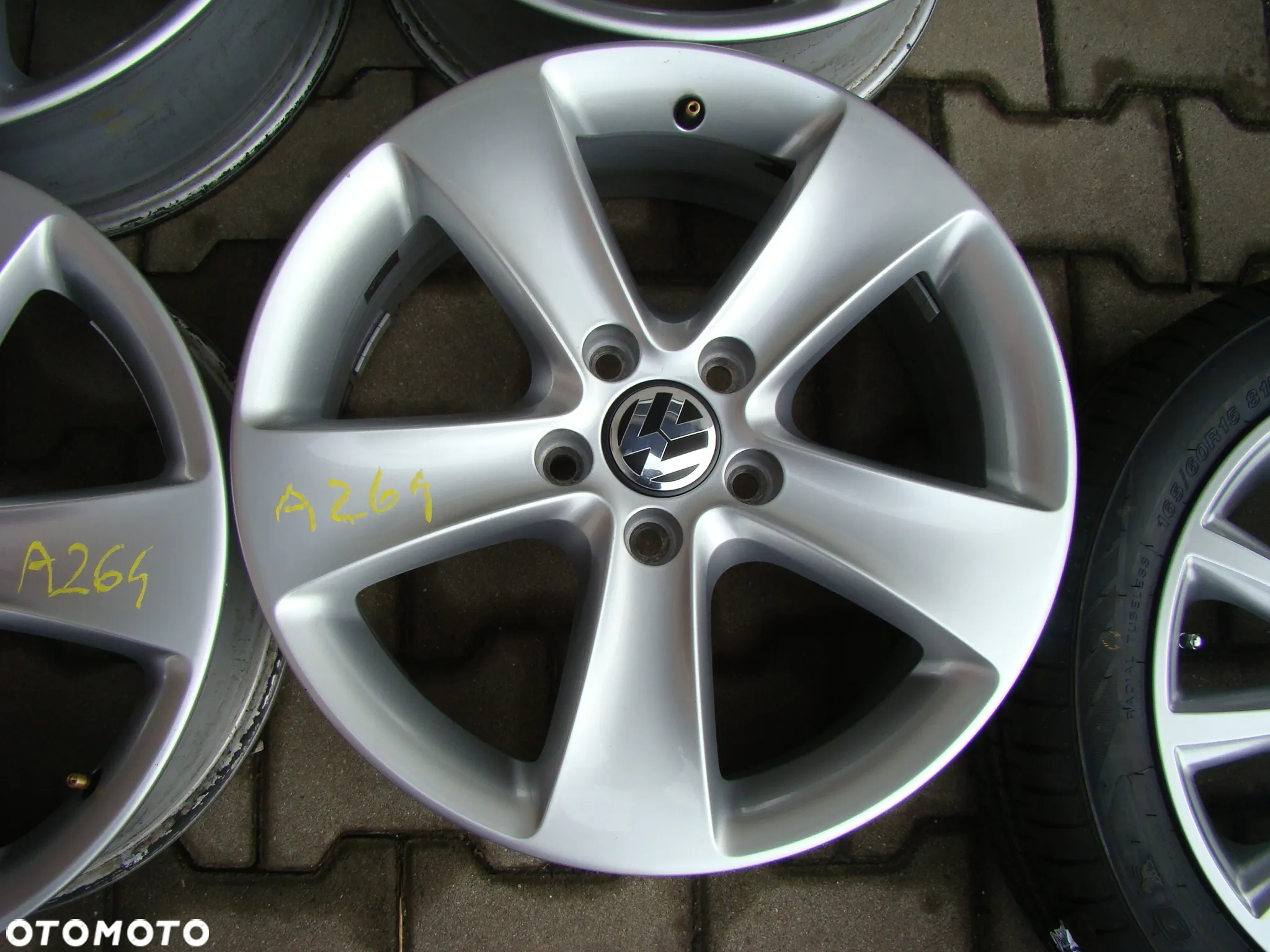 a264 5x112 VW Sharan Tiguan T-Roc Caddy Jetta Touran Golf VII VIII Passat B7 B8 6,5x17 - 5