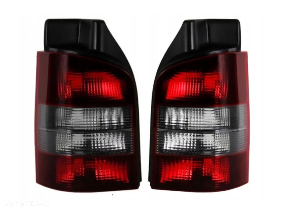 VW TRANSPORTER MULTIVAN T5 LAMPA TYŁ TYLNIA PRAWA LEWA KLAPA HOMOLOGACJA EU - 1