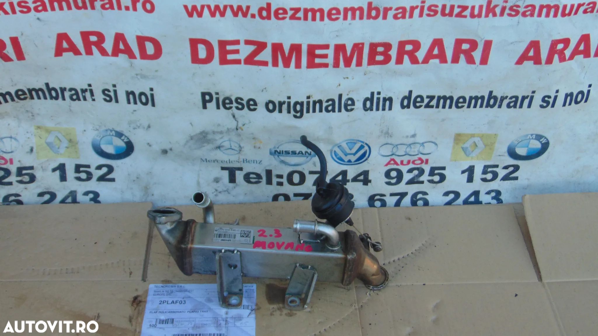 Racitor gaze Renault Master 2.3 euro 5 Opel Movano Mascott dezmembrez - 1