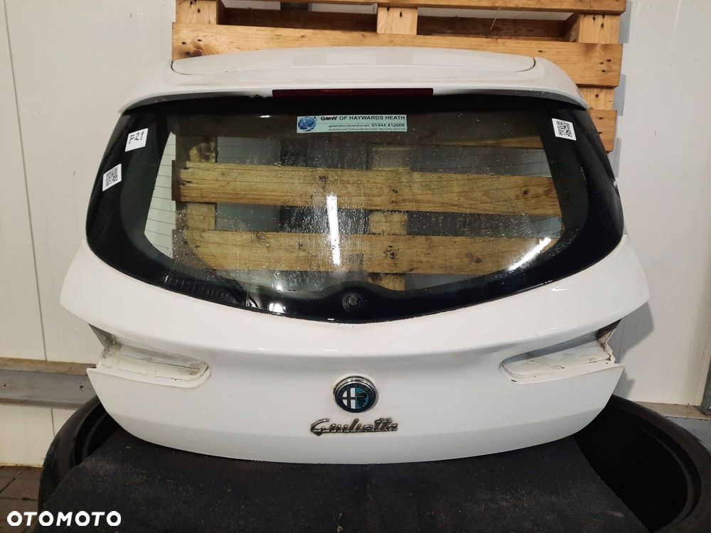 / KLAPA TYŁ TYLNA BAGAŻNIKA ALFA ROMEO GIULIETTA 296/A BIAŁA - 1