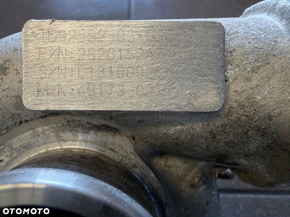 TURBOSPRĘŻARKA 1.4 CRDI HYUNDAI KIA 282012A740 - 4