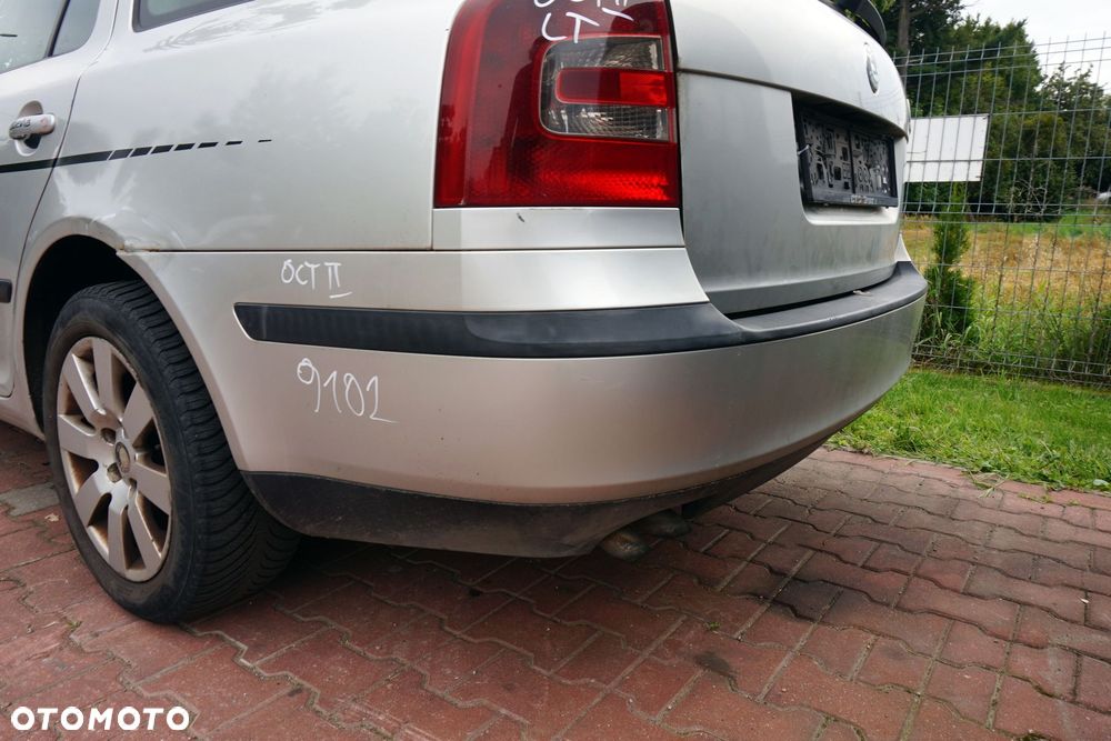 ZDERZAK TYLNY OCTAVIA II 1Z3 KOMBI 9102  SREBRNY SKODA 2004-2008 - 2