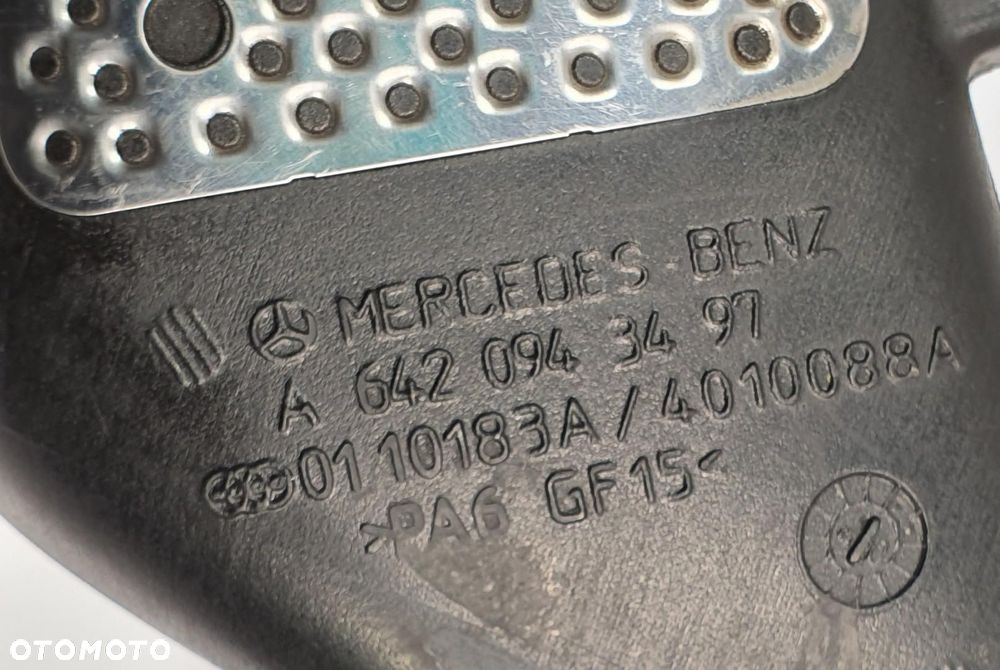 RURA DOLOT POWETRZA PRZEPŁYWOMIERZA MERCEDES ML W164 3.0 CDI V6 A6420943497 - 7