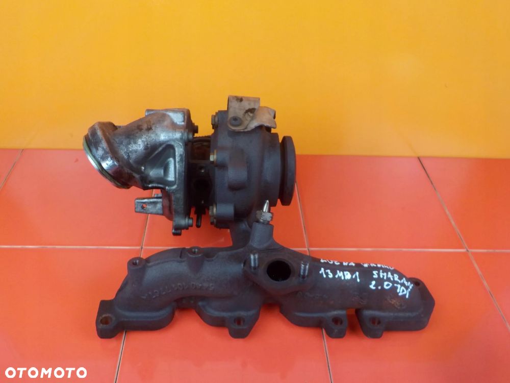 SHARAN ALHAMBRA A3 2.0 TDI 14r 140KM CFF turbina turbosprezarka 03L253056G - 1