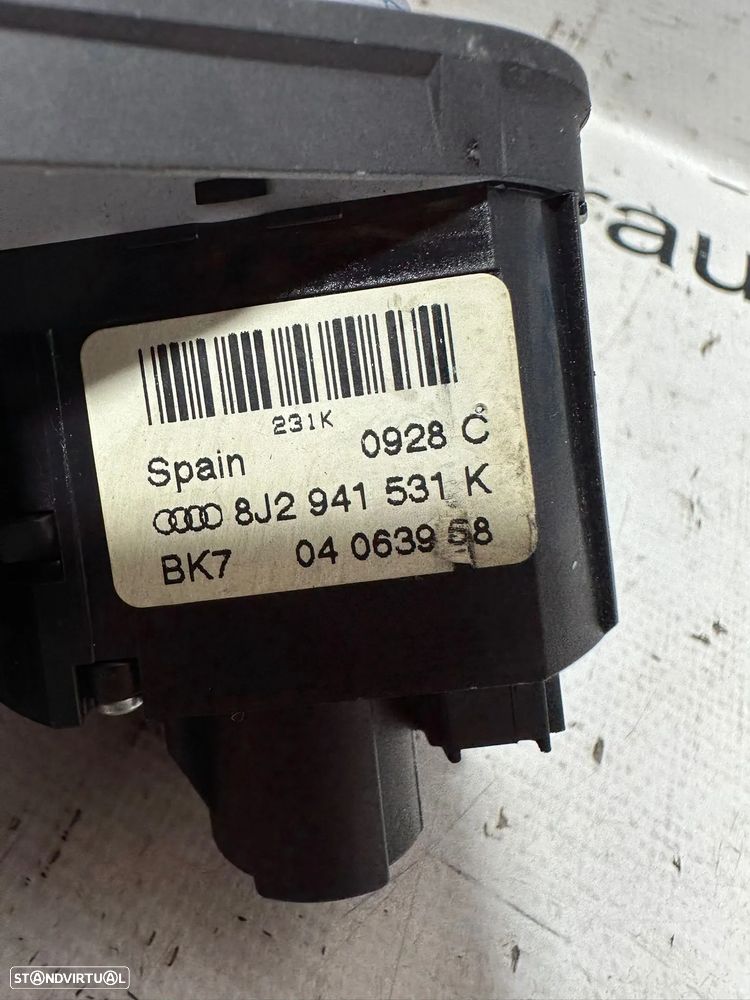 .Modulo Centralina Comutador Switch Luzes Original VW Volkswagen Audi TT 8J 8J2941531K 2004 - 2011 - 8