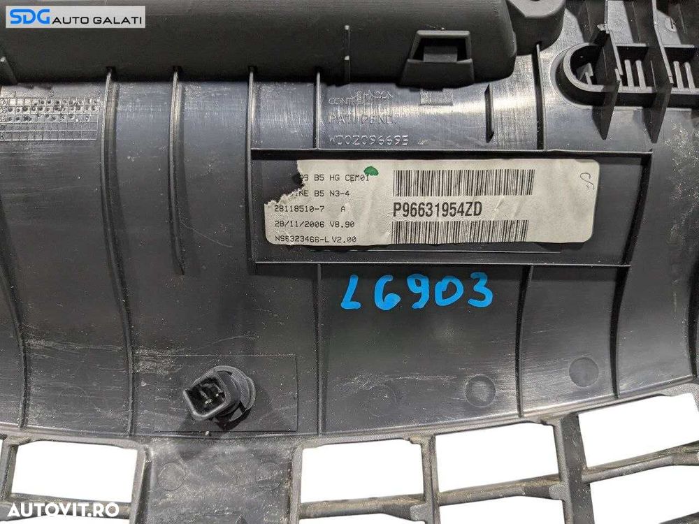 Display Ceas Ceasuri Cluster Instrumente Bord Citroen C4 1 2004 - 2010 Cod P96631954ZD [L6903] - 6