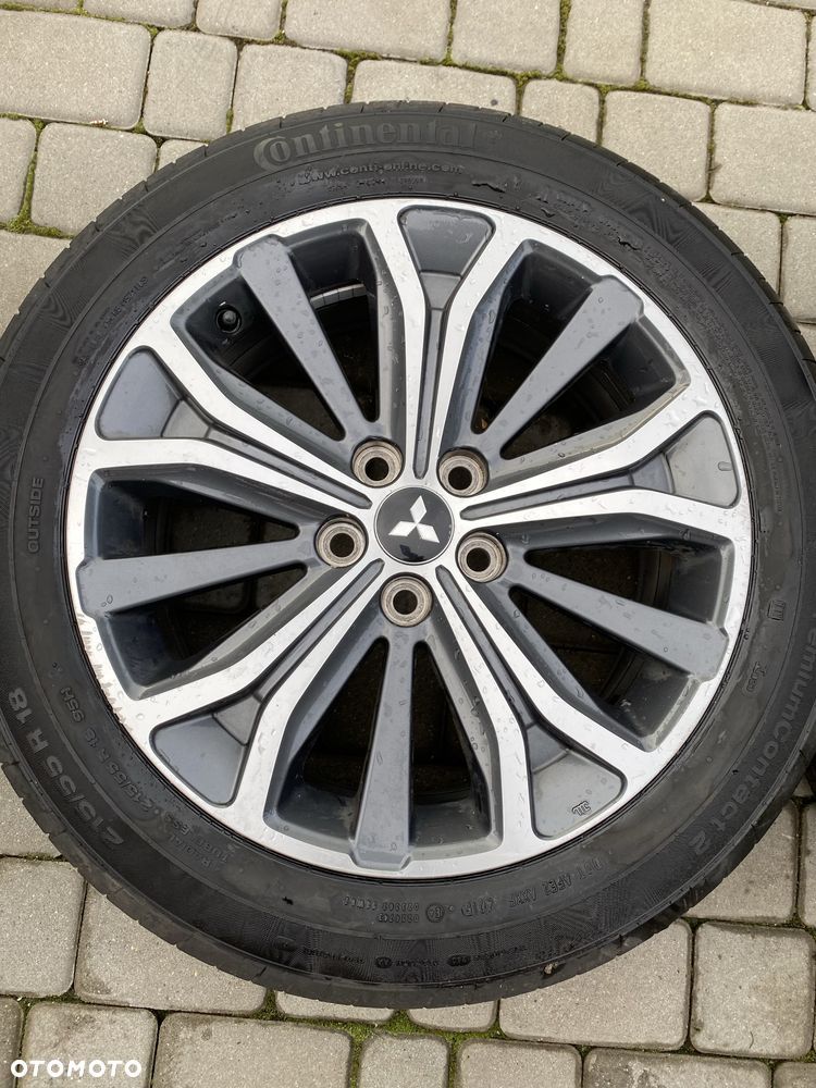 Alufelgi 5x114,3 18 cali Mitsubishi Outlander ASX opony 215/55/18 - 1
