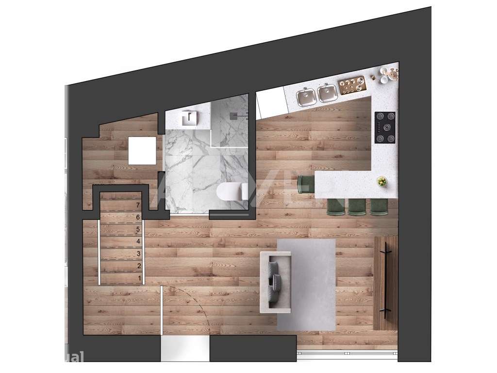 T2 Duplex com Vista Única sobre o Zêzere | Constância - Grande imagem: 2/3
