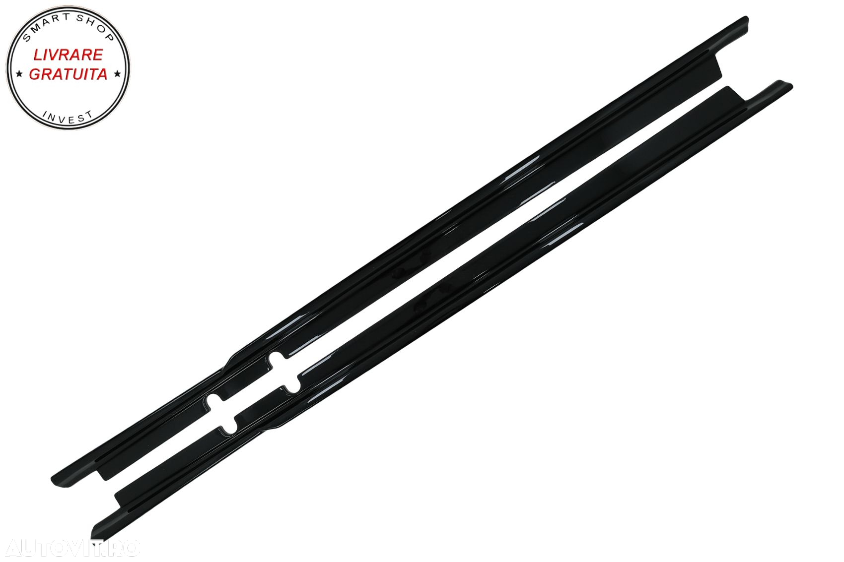 Extensii Praguri Laterale Seat Leon Mk4 (2020-up) Negru Lucios- livrare gratuita - 2