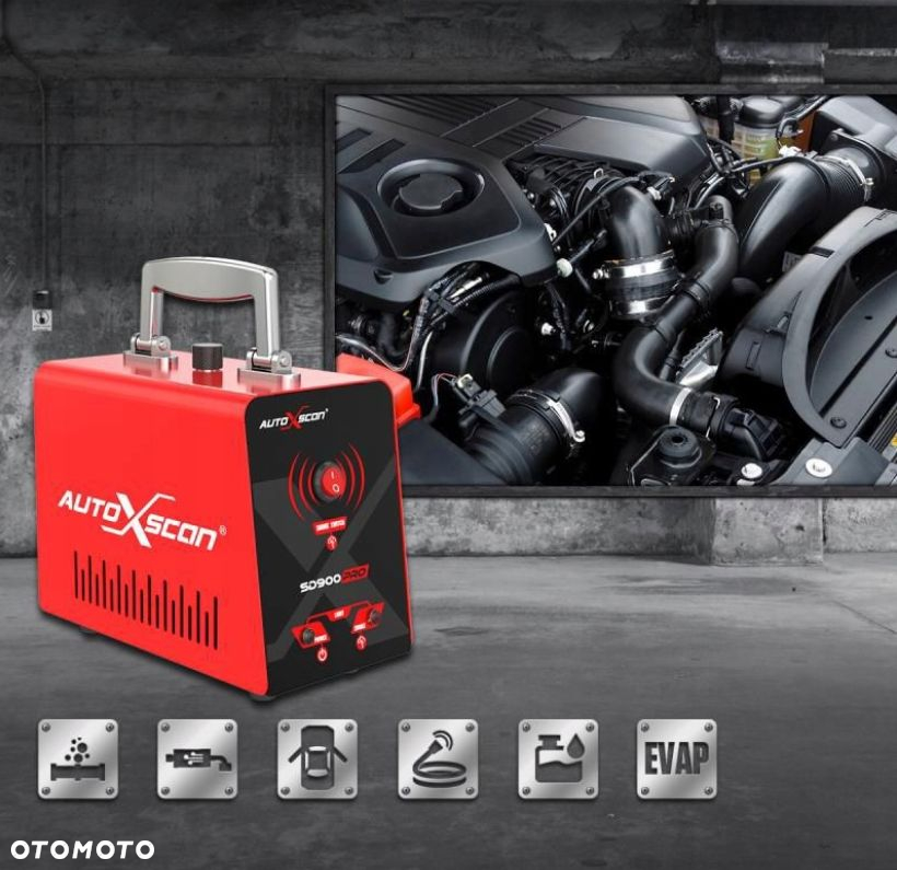 GENERATOR DYMU SD900 PRO TESTER SZCZELNOŚCI ZADYMA + Zestaw KORKOW GRATIS!! - 9