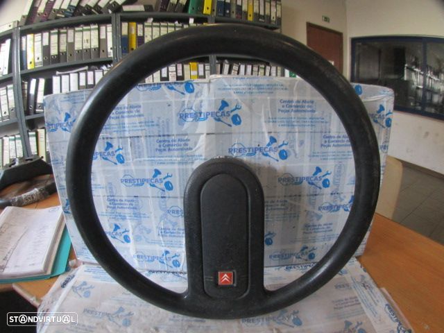Volante Vol596 CITROEN AX 11 TRE 1991 Danificado TR 1.1 54CV 5P BRANCO - 1