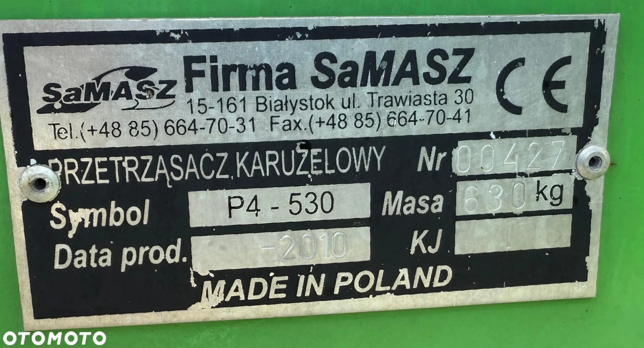 SaMasz Przetrząsacz P4-530 - 2