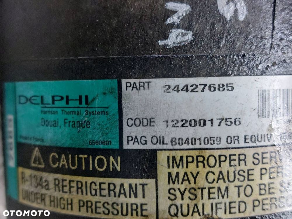 SPRĘŻARKA KOMPRESOR KLIMATYZACJI OPEL CORSA C 1.0 12V 24427685 - 3