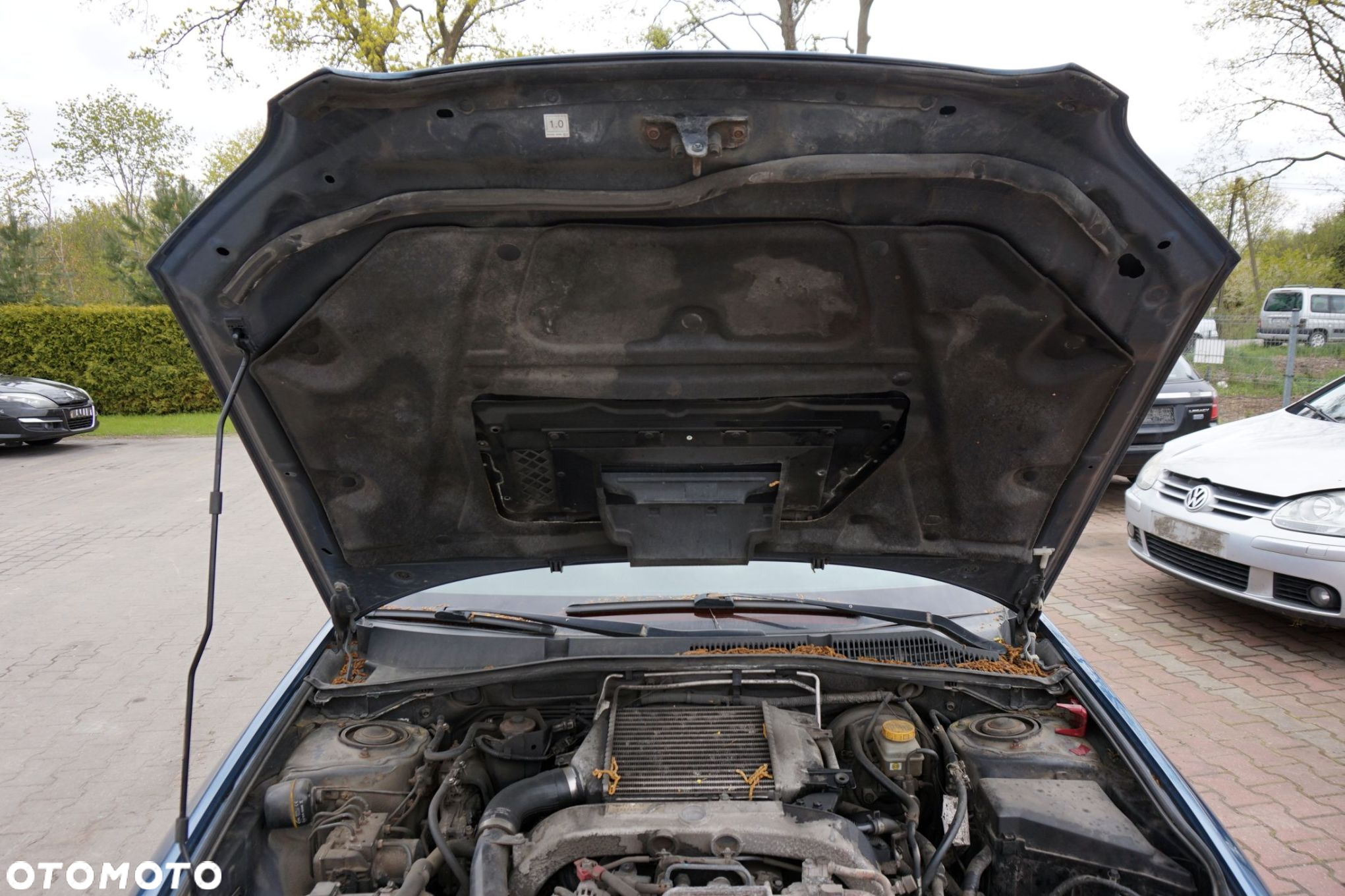 MASKA ZDERZAK BŁOTNIKI LAMPY LEGACY IV BL LIFT 64Z XENON SPRYSKI SUBARU 2006-2009 NIEBIESKI PRZÓD KOMPLETNY - 22