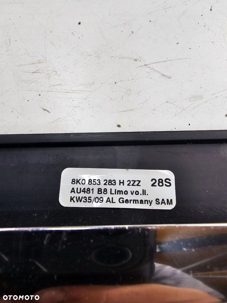 LISTWA CHROM DRZWI AUDI A4 B8 LEWY PRZÓD 8K0853283H - 5