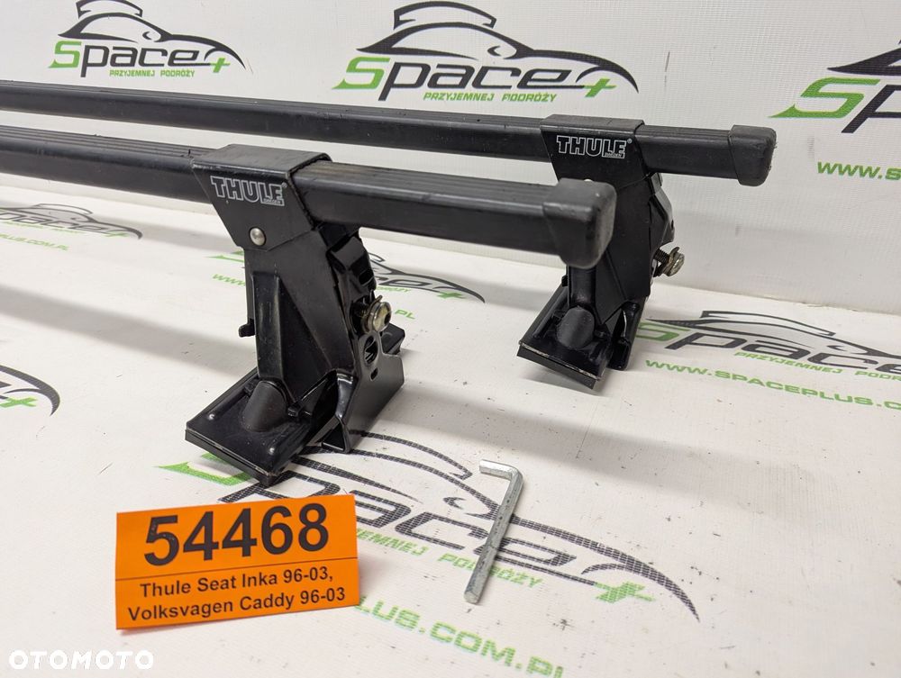 Bagażnik dachowy bazowy belki poprzeczki Thule Seat Inka 96-03, Volksvagen Caddy 96-03 - 1