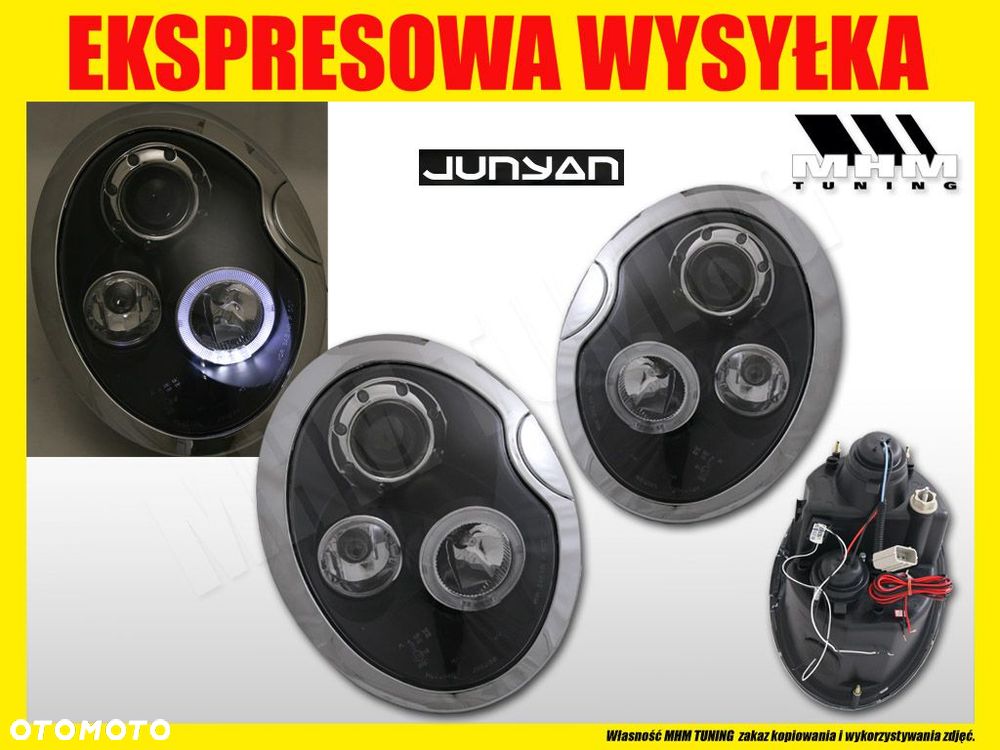 REFLEKTOR LAMPA RINGI ANGEL LED MINI COOPER R50 - 2
