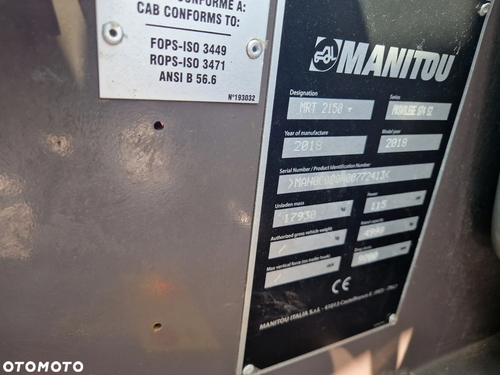 Manitou MRT 2150+ P575 - 9