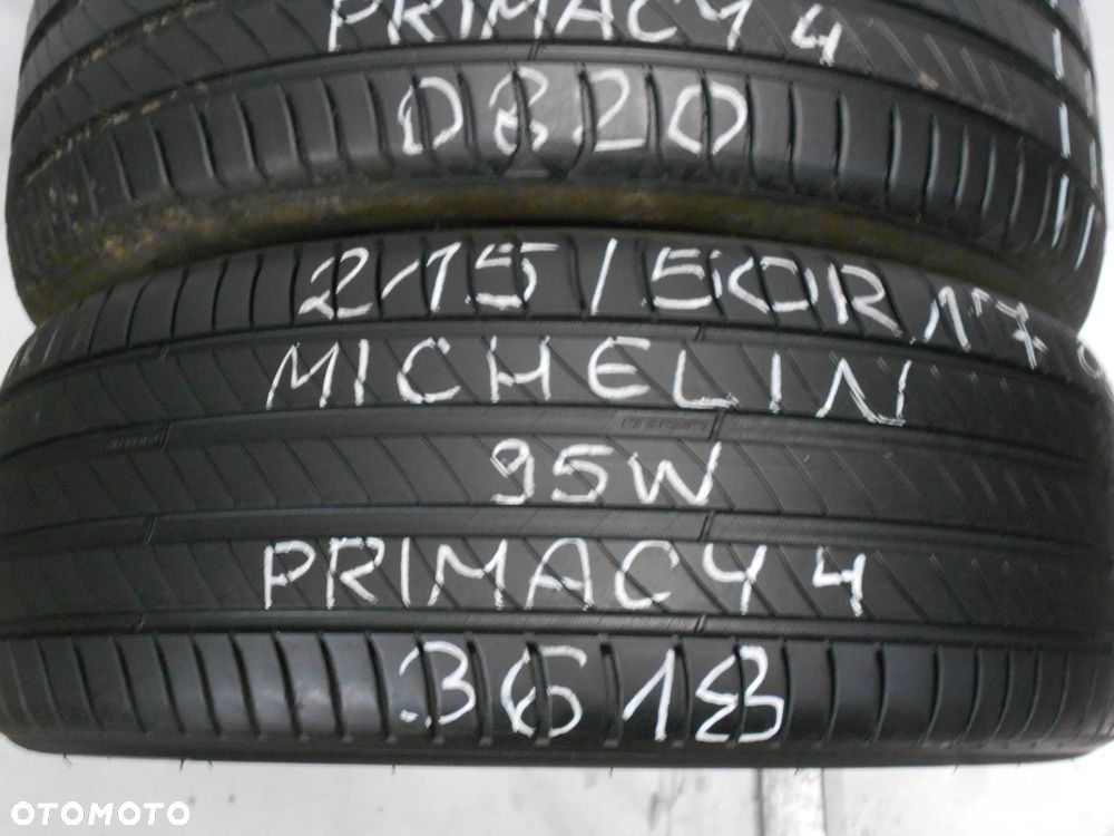 OPONY 215/50R17 MICHELIN PRIMACY 4 DOT 0820 / 3618 6.6MM - 3